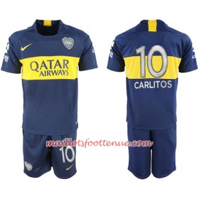 Maillot/Tenue Boca Juniors Carlitos 10 Enfant Domicile 2018/2019 Manche Longue